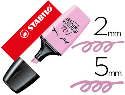 ROTULADOR STABILO BOSS MINI PASTEL LOVE BRISA VIOLETA