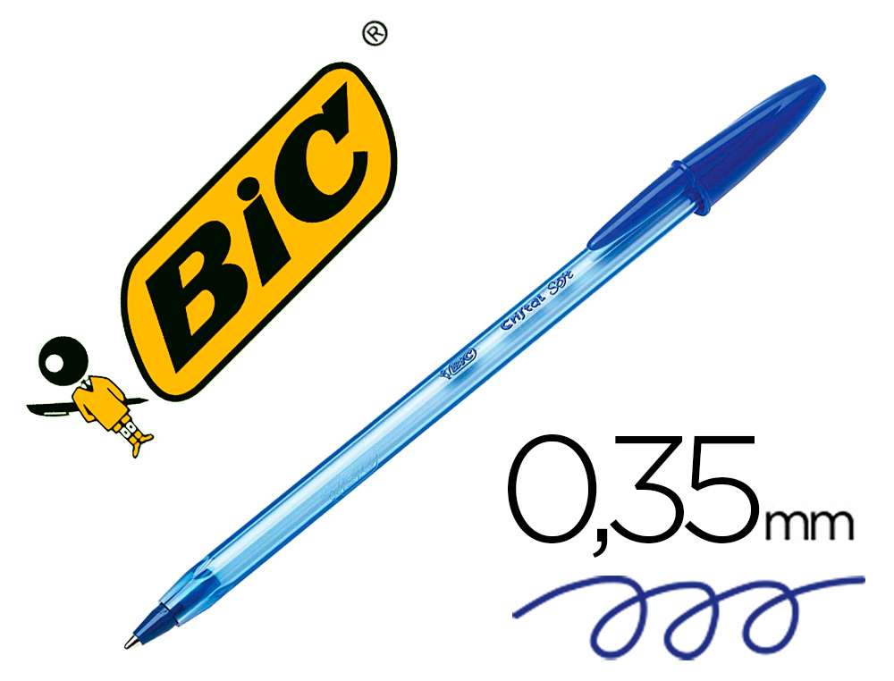 boligrafo bic naranja azul capuchón cerrado año - Compra venta en  todocoleccion