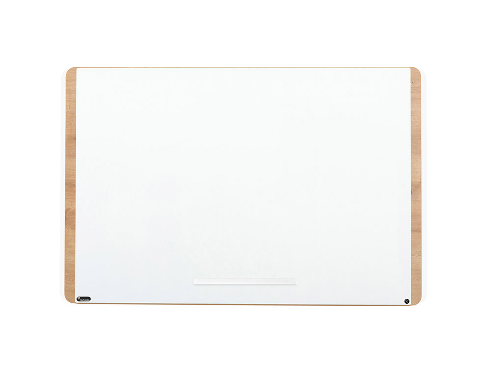 PIZARRA BLANCA ROCADA LACADA MAGNETICA TABLERO COLOR ROBLE 100X150 CM