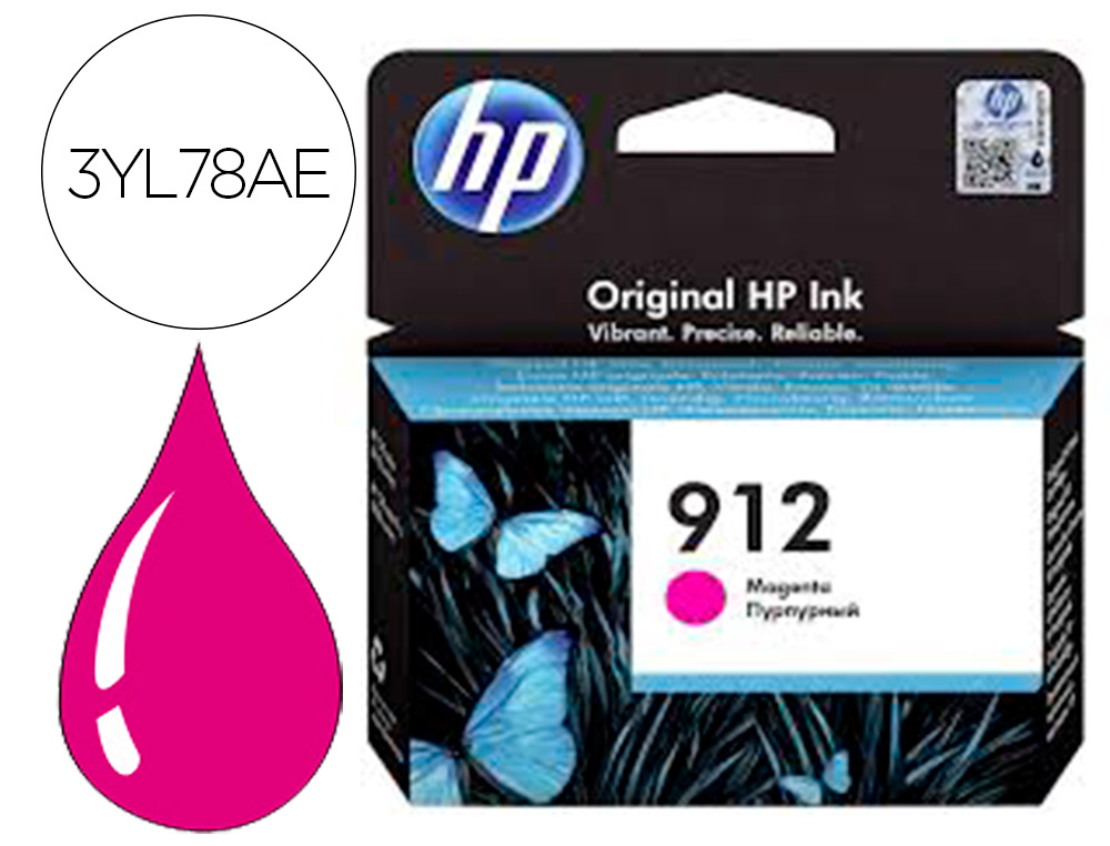 INK-JET HP 912 OFFICEJET 8010 / 8020 / 8035 MAGENTA 315 PAG