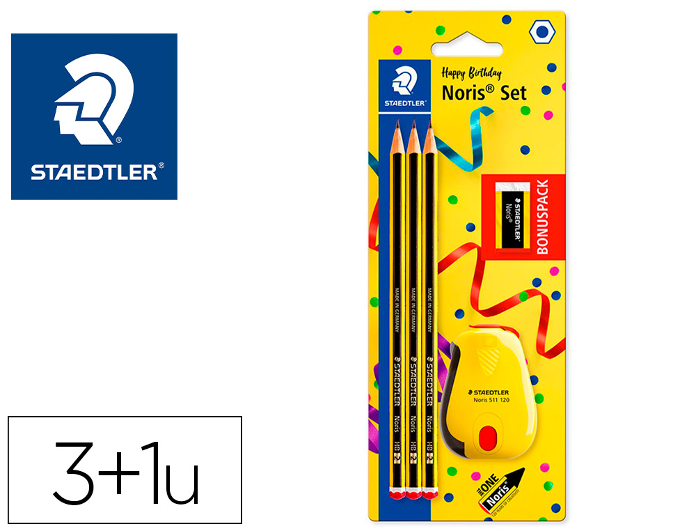 LAPICES DE GRAFITO STAEDTLER NORIS N.2 HB CLASS PACK DE 144 UNIDADES