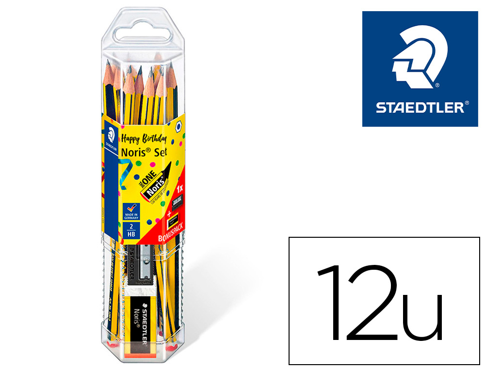 Lápiz STAEDTLER Nº2 HB Noris CLASS PACK 144u