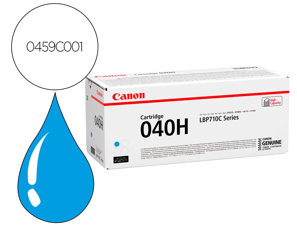 TONER CANON 040HC ALTA CAPACIDAD LBP710 LBP712 CIAN