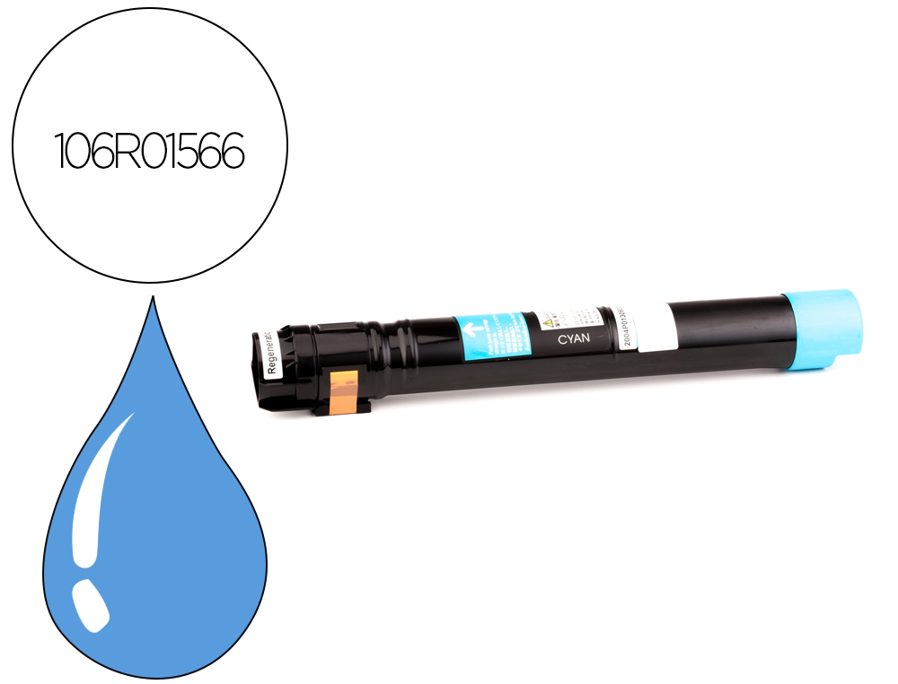 TONER XEROX LASER PHASER 7800 ALTA CAPACIDAD CIAN 17200 PAGINAS