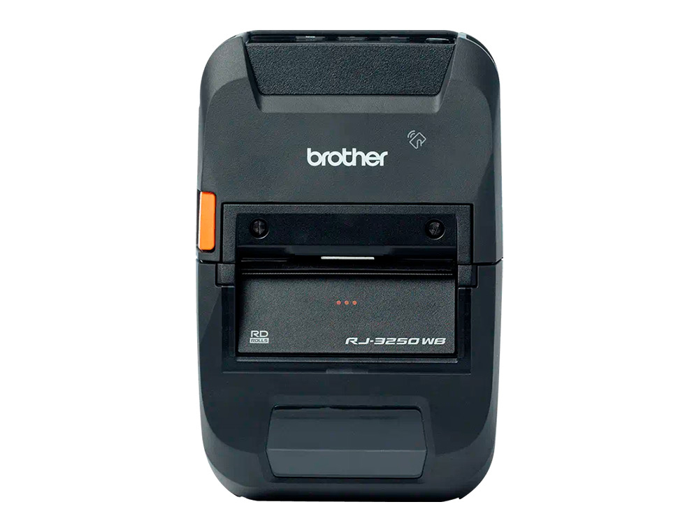 IMPRESORA DE ETIQUETAS BROTHER RJ3250WBL PORTATIL HASTA 72 MM CORTE AUTOMATICO TERMICA USB TIPO C WIFI NFC