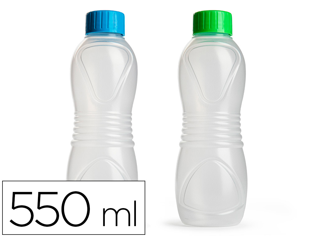 Botella sport metalizada 500ml