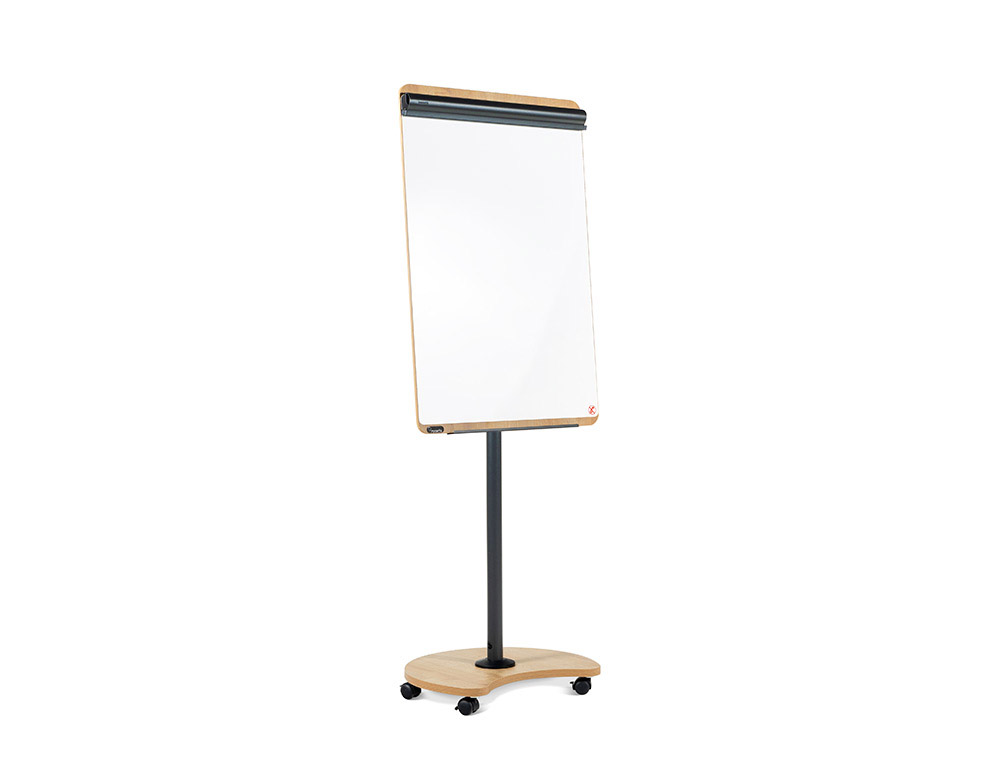 PIZARRA BLANCA ROCADA GAMA NATURAL MOVIL LACADA MAGNETICA CON 2 BRAZOS ABATIBLES 69X99 CM