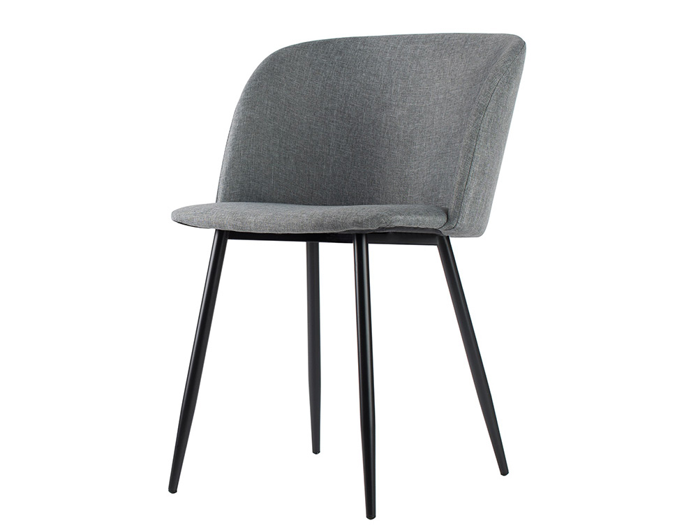 SILLON PAPERFLOW MUST BASE NEGRA ASIENTO GRIS LOTE DE 2 UNIDADES