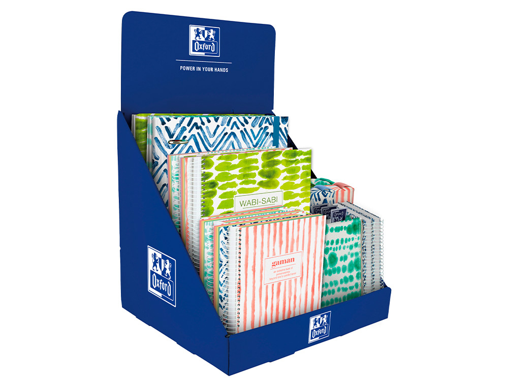 EXPOSITOR MULTIPRODUCTO OXFORD GAMA JAPANDI 27 UNIDADES SURTIDOS