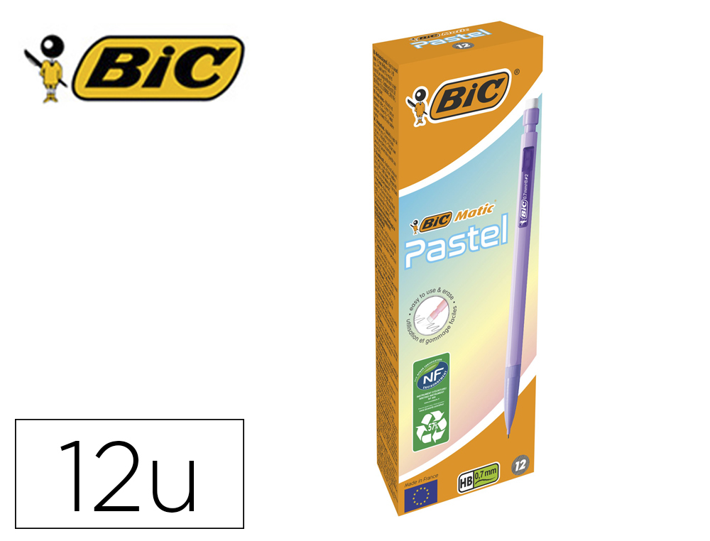 Lapiz Negro Bic Evolution Hb2 Sin Goma Caja X144 Unidades