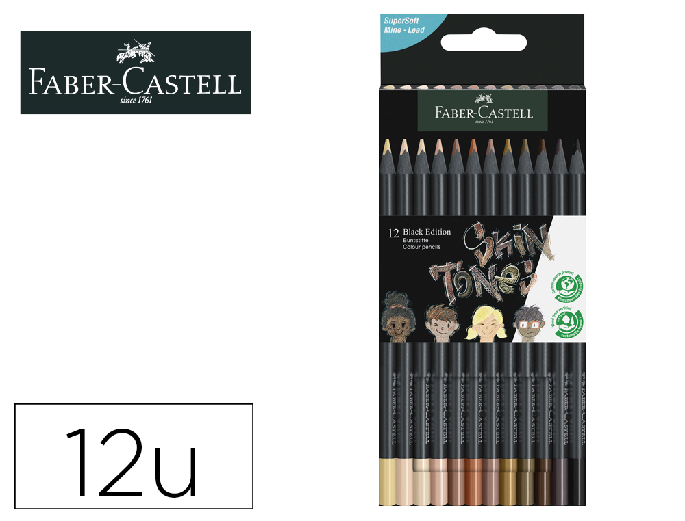 Lapices de grafito de Faber Castell 9000 HB (73521)