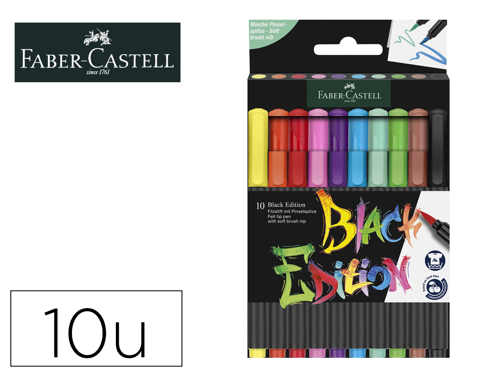 Set de Rotuladores Faber-Castell Acuarelas Estuche (24 Unidades)