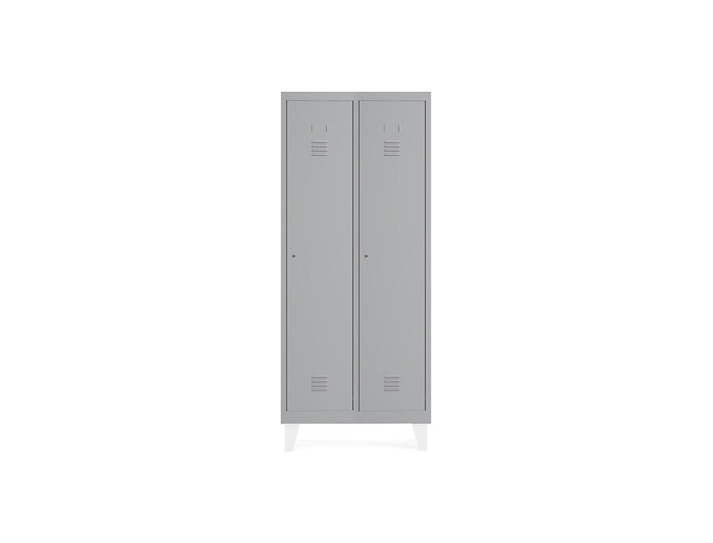 TAQUILLA METALICA ROCADA 300 2 MODULOS X 1 PUERTA GRIS 620X500X1800 MM