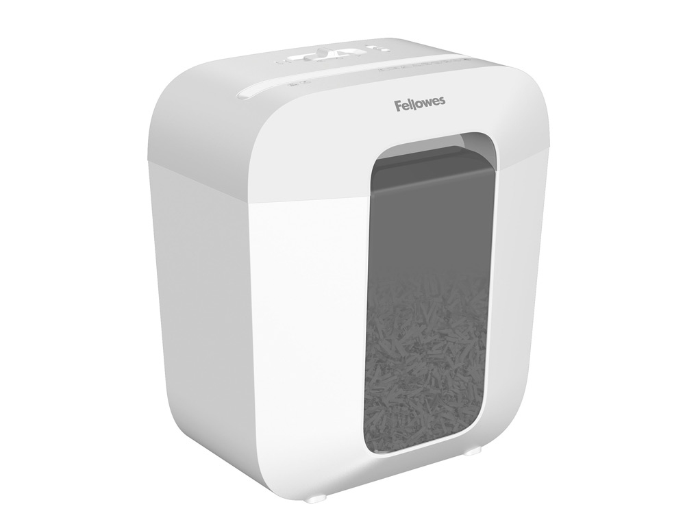 DESTRUCTORA DE DOCUMENTOS FELLOWES LX25 CAPACIDAD 6H SEGURIDAD P4 DESTRUYE GRAPAS CLIPS Y TARJETAS