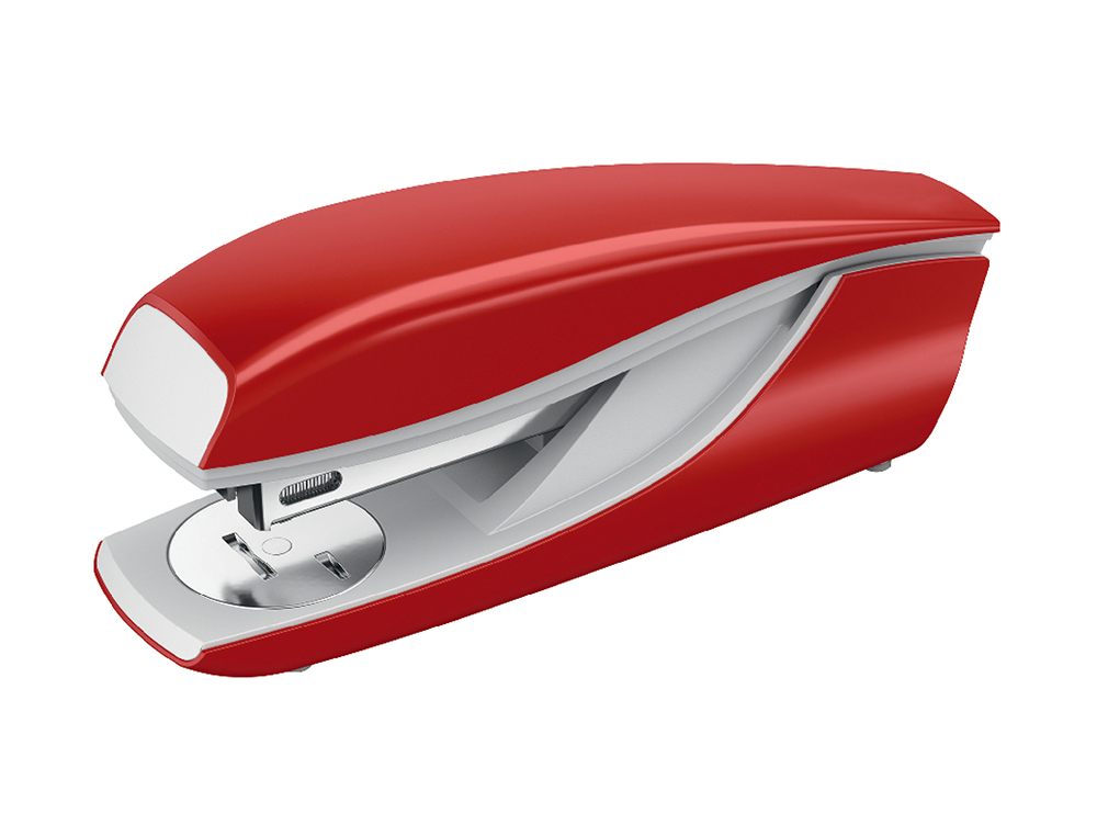 GRAPADORA PETRUS 635 WOW ROJO METALIZADO CAPACIDAD 30 HOJAS EN BLISTER USA GRAPAS 22/6 24/6 Y 26/6
