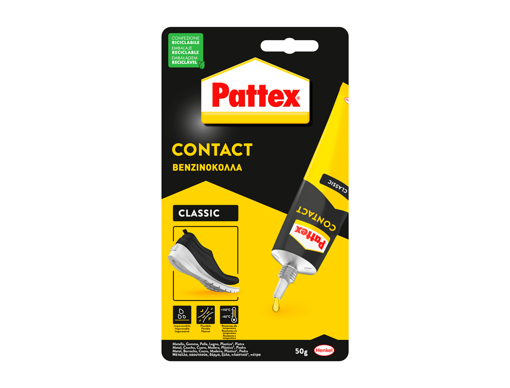 PEGAMENTO COLA CONTACTO PATTEX BOTE DE 50 GR
