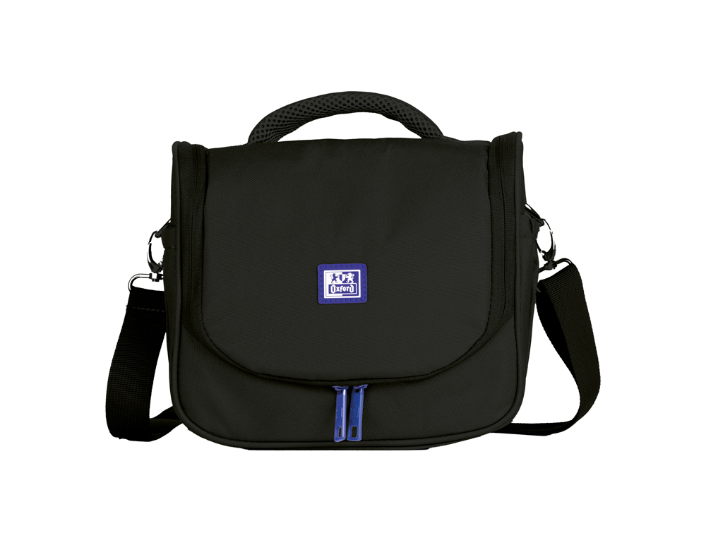 BOLSA ISOTERMICA OXFORD B-FOODIE RPET COLOR NEGRO 220X250X160 MM