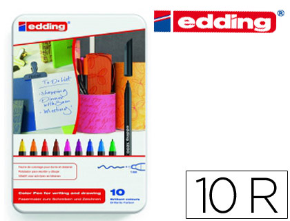 Rotulador Edding 1200 negro nº 1 (07306) 