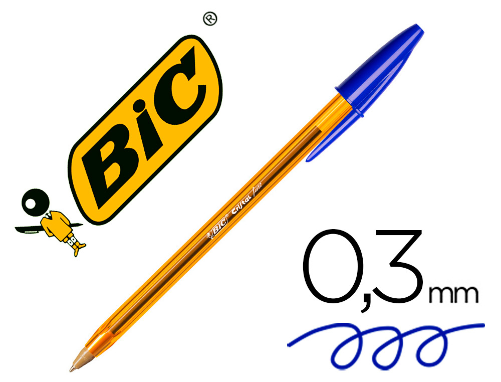 Bolígrafos Bic Cristal Surtidos 20+7 uds