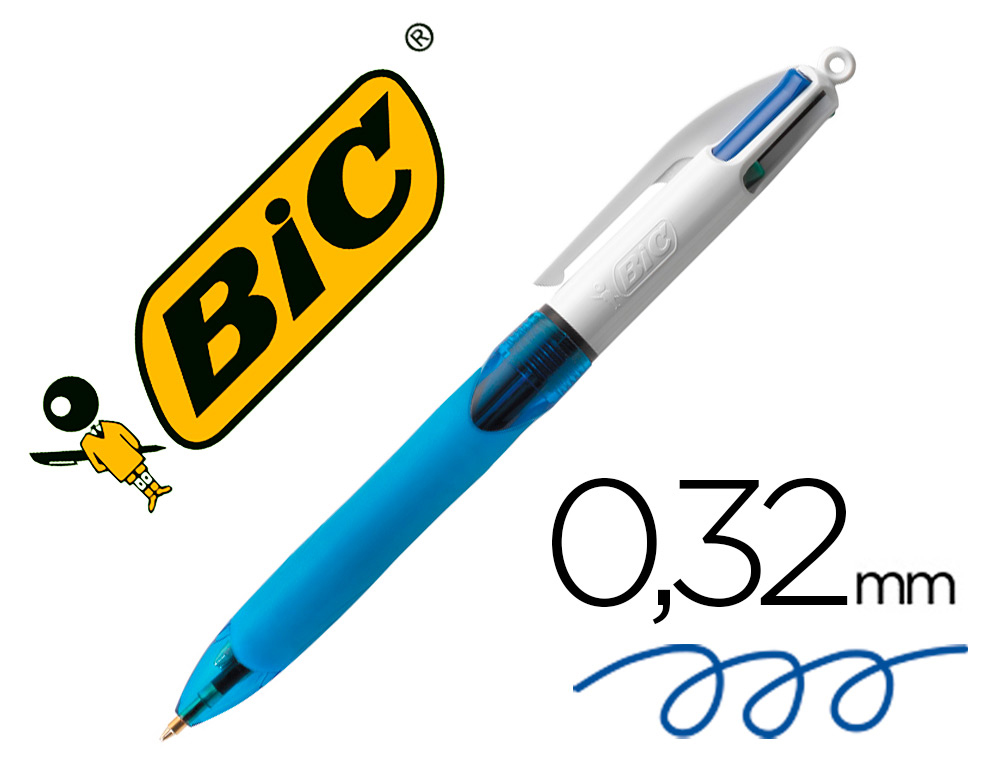 Boligrafo Bic Cristal Fun 1,6 mm Color Turquesa (62794)