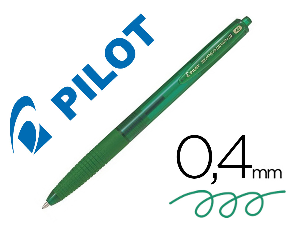 Boligrafo Borrable Pilot Frixion retractil 0,4 mm Color Negro (53682)