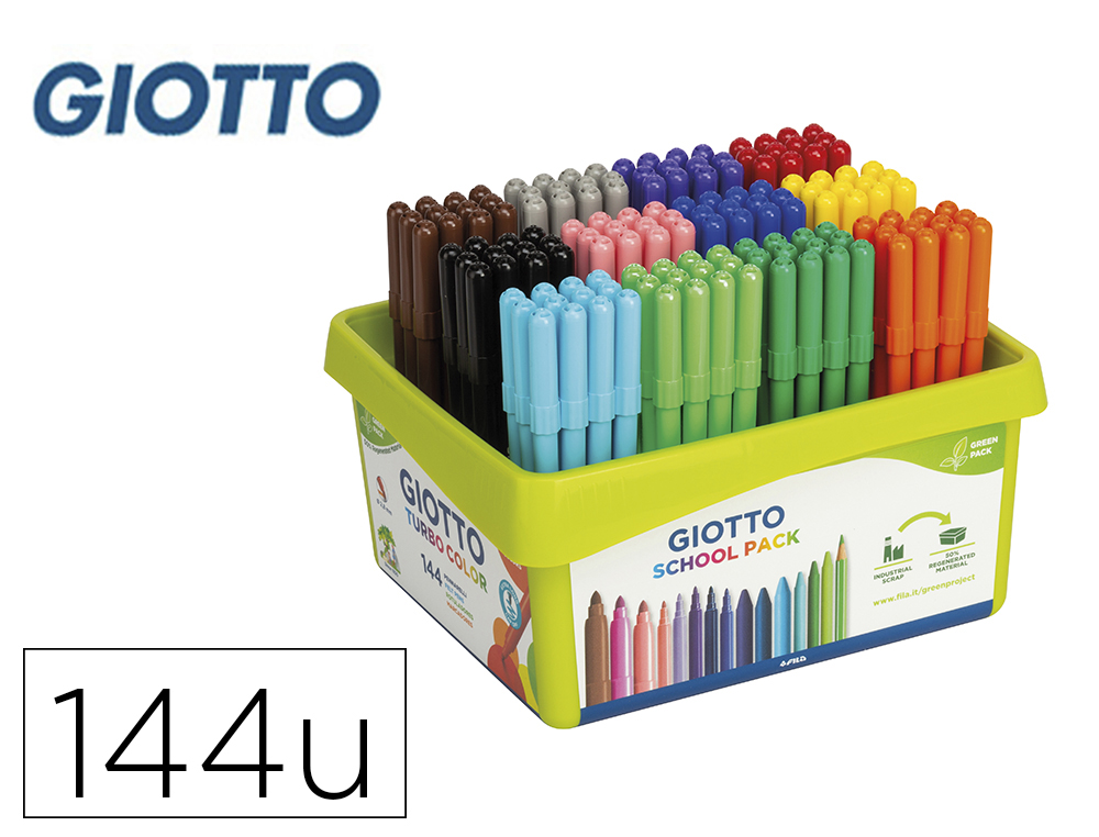 Rotulador Staedtler noris club doble punta caja de 12 unidades colores  surtidos 320 NWP12