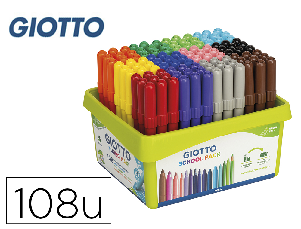 Rotulador Staedtler noris club doble punta caja de 12 unidades colores  surtidos 320 NWP12