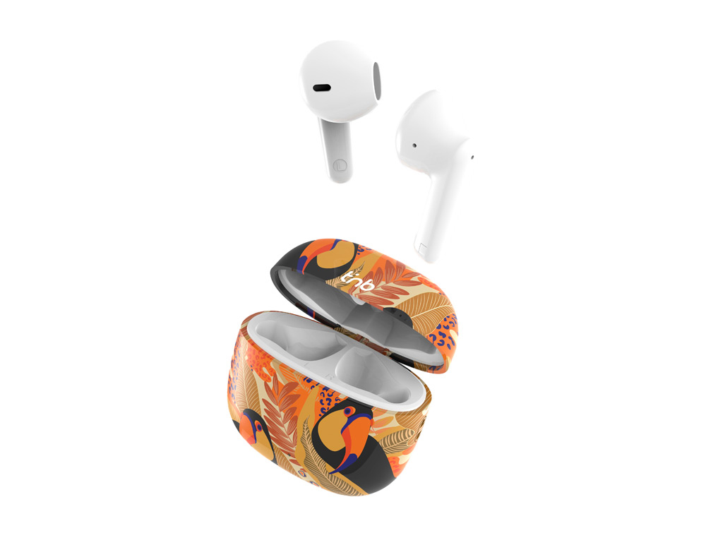 AURICULARES INALAMBRICO T NB ZIP 2 IN-EAR TWS CON ESTUCHE DE CARGA TUCAN