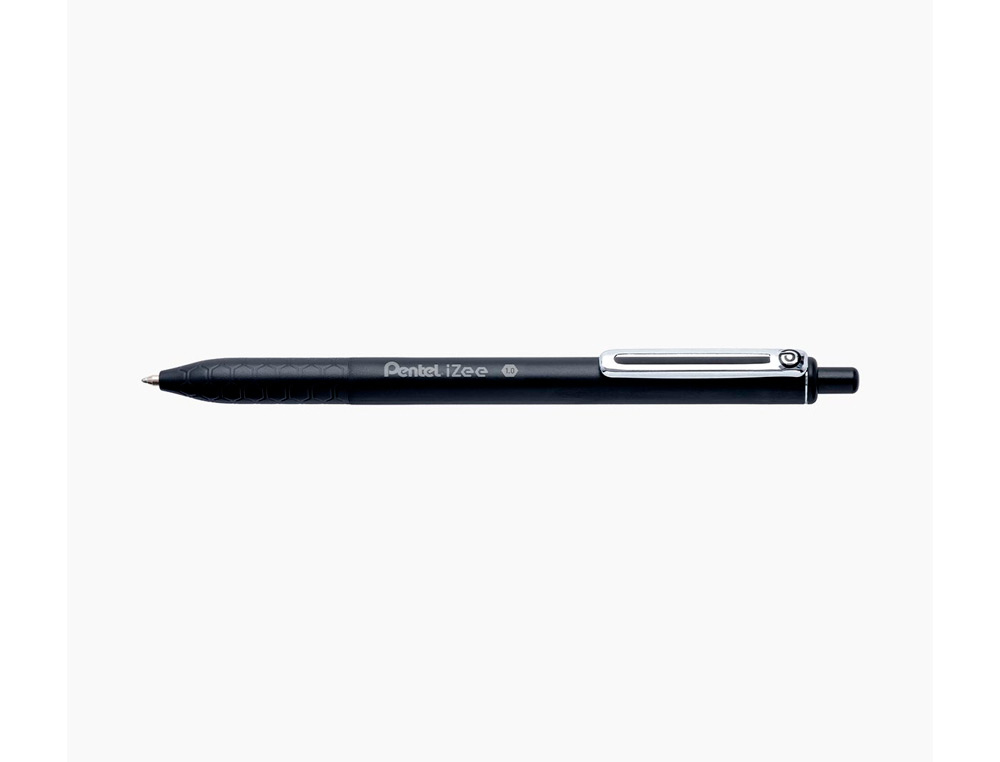 BOLIGRAFO PENTEL IZEE PUNTA 1 MM RETRACTIL NEGRO