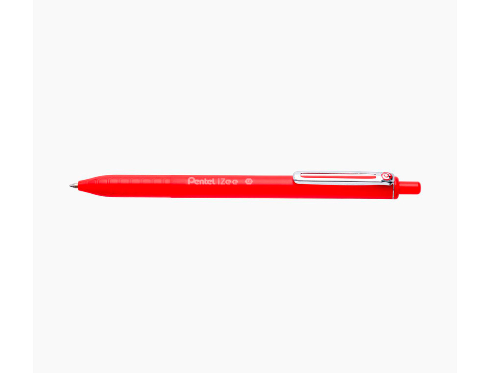 BOLIGRAFO PENTEL IZEE PUNTA 1 MM RETRACTIL ROJO