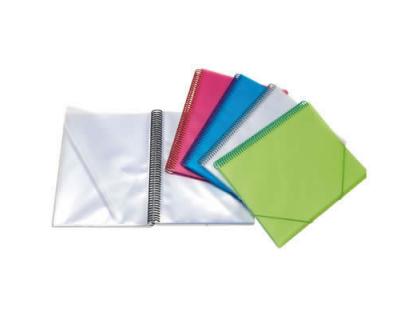 CARPETA ESCAPARATE GRAFOPLAS 30 FUNDAS MAXIPLAS TRANSPARENTE DIN A4 ROJO