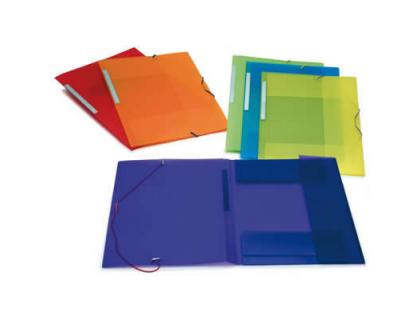 CARPETA GRAFOPLAS GOMAS SOLAPAS POLIPROPILENO VERDE