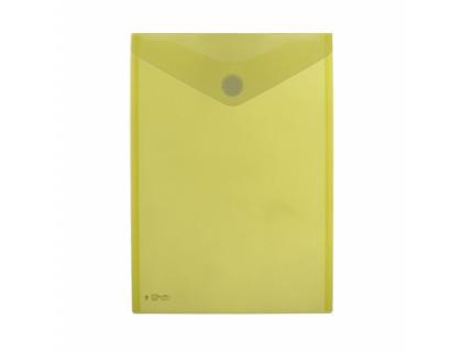 CARPETA OFFICE BOX DOSSIER POLIPROPILENO CIERRE SUPERIOR V-LOCK DIN A4 VERTICAL 230X325 MM AMARILLO