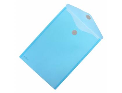 CARPETA OFFICE BOX DOSSIER POLIPROPILENO CIERRE SUPERIOR V-LOCK DIN A4 VERTICAL 230X325 MM AZUL