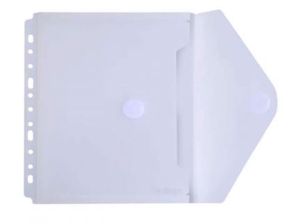 CARPETA OFFICE BOX DOSSIER POLIPROPILENO CIERRE SUPERIOR V-LOCK DIN A5 CON FUELLE CRISTAL