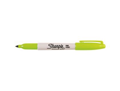 ROTULADOR SHARPIE PERMANENTE PUNTA FINA VERDE LIMA
