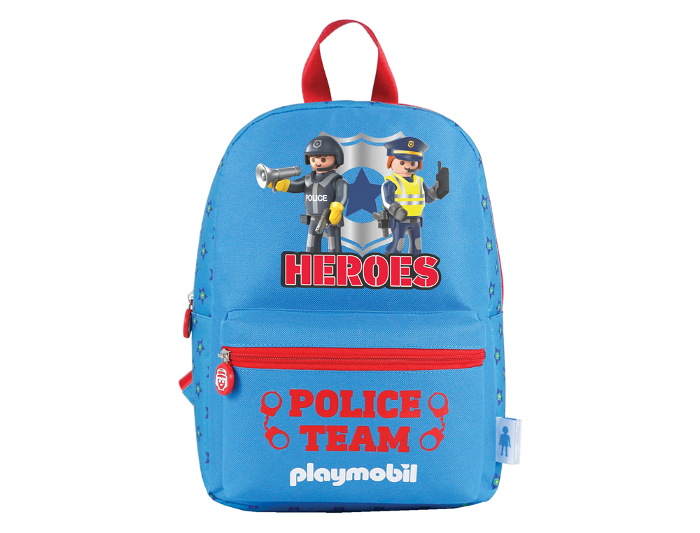 MOCHILA DOHE INFANTIL PLAYMOBIL POLICE 250X335X100 MM