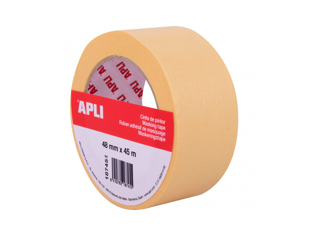 CINTA ADHESIVA APLI PARA PINTOR 45 MT X 48 MM
