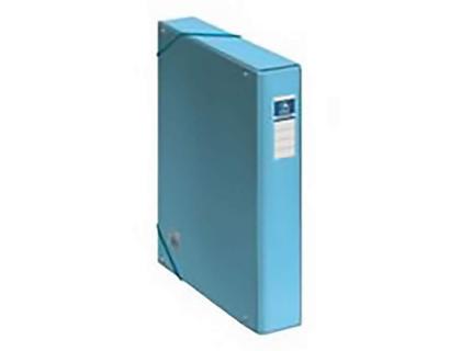 CARPETA PROYECTOS DOHE CARTON FORRADO LOMO 5 CM AZUL CLARO