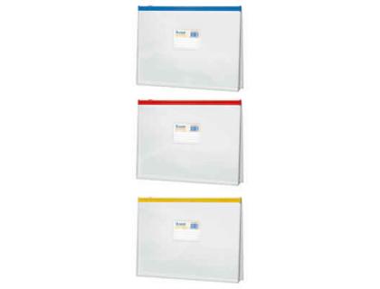 CARPETA DOSSIER DOHE PVC 150 MC CIERRE ZIPPER EXPANDIBLE DIN A5 APAISADO AMARILLO