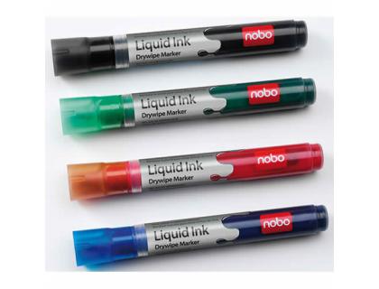 ROTULADOR NOBO PARA PIZARRA BLANCA PUNTA REDONDA 3 MM COLOR NEGRO