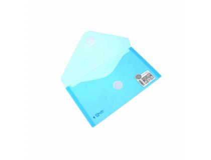 CARPETA OFFICE BOX DOSSIER V-LOCK BROCHE POLIPROPILENO 130X225 MM AZUL