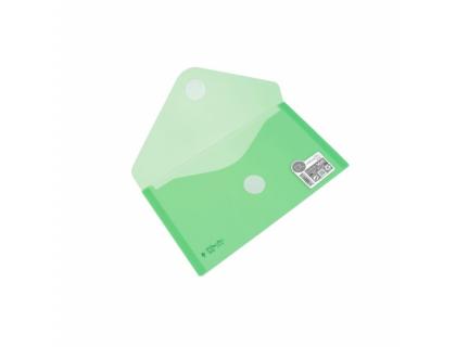 CARPETA OFFICE BOX DOSSIER V-LOCK BROCHE POLIPROPILENO 130X225 MM VERDE