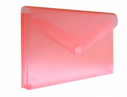 CARPETA OFFICE BOX DOSSIER V-LOCK BROCHE POLIPROPILENO DIN A4+ CON FUELLE ROJO