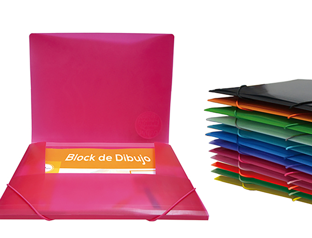 CARPETA GOMAS SOLAPAS OFFICE BOX POLIPROPILENO 350X260 MM COLORES LINE SURTIDOS