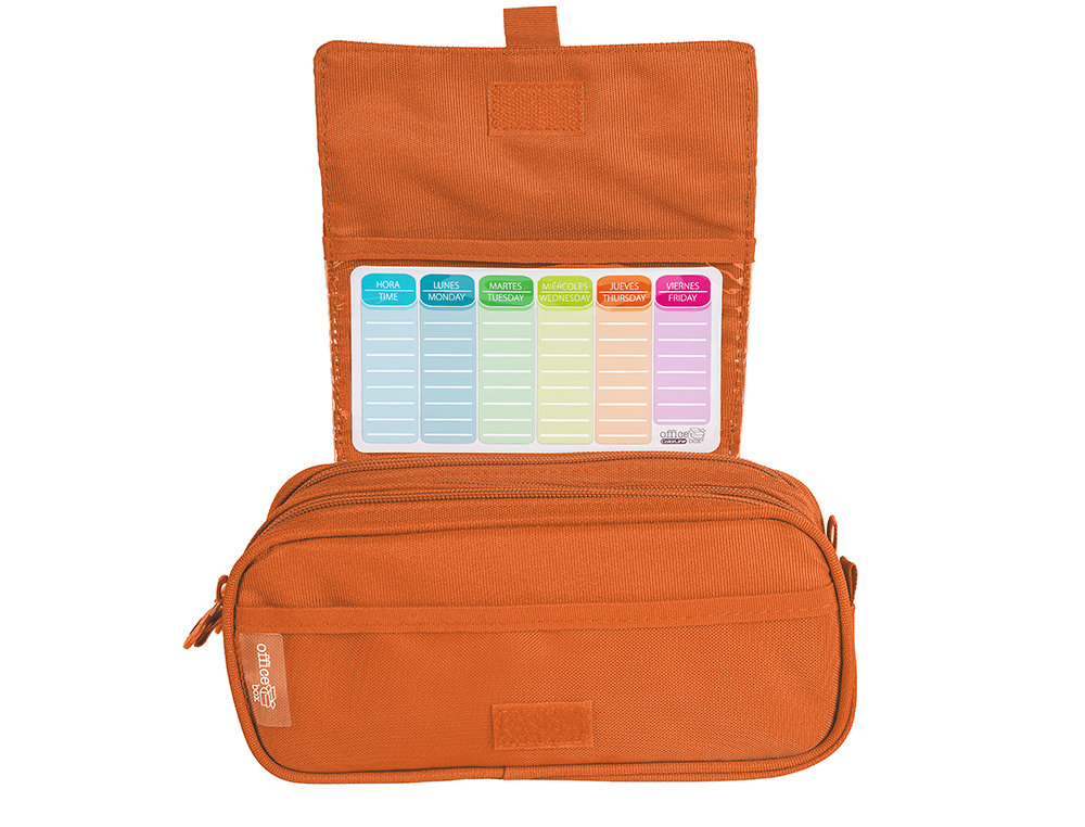 BOLSO PORTATODO OFFICE BOX TRIPLE TELA COLORES LINE SURTIDOS