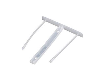 ENCUADERNADOR FASTENER FELLOWES PLASTICO CLIP 80 MM BLANCO CAJA DE 100 UNIDADES