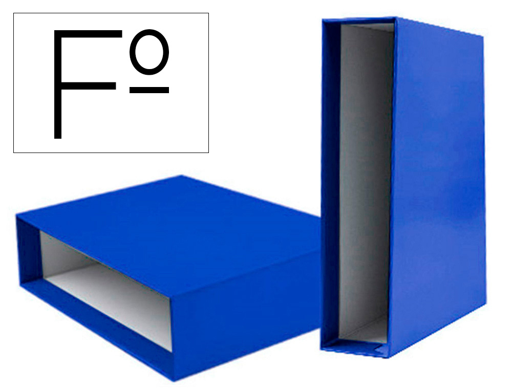 CAJA ARCHIVADOR DOHE ARCHICOLOR FOLIO AZUL