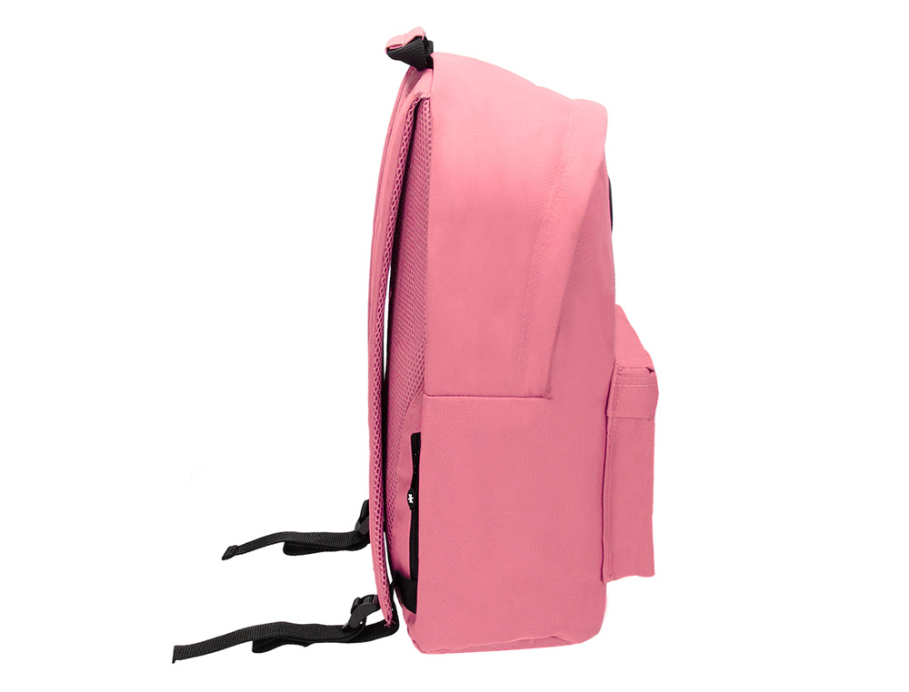 Papeleria Carlin CARTERA ANTARTIK MOCHILA CON ASA Y BOLSILLOS CON CREMALLERA COLOR CORAL 310X160X410 MM