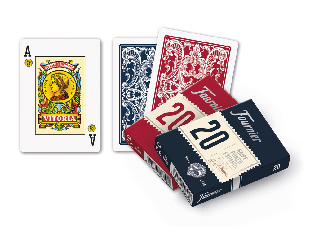 BARAJA FOURNIER POKER ESPAOL N20 54 CARTAS